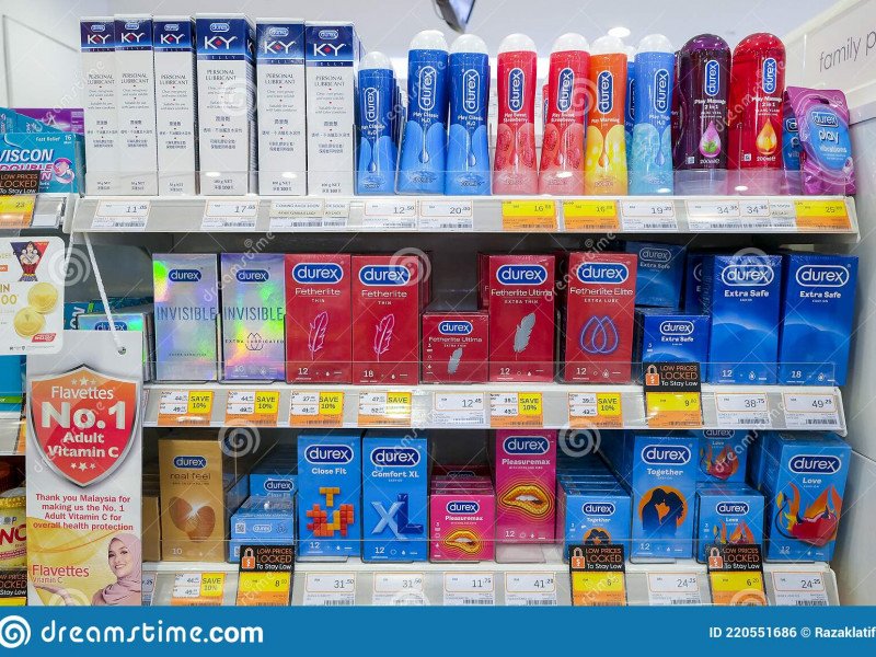 durex range condoms lubricant display retail aisle kuala lumpur malaysia may durex range condoms lubricant