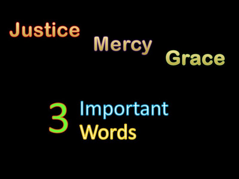 relationship between mercy and justice