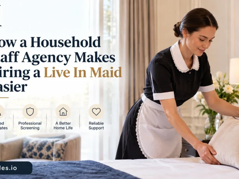 How a Household Staff Agency Makes Hiring a Live In Maid Easier