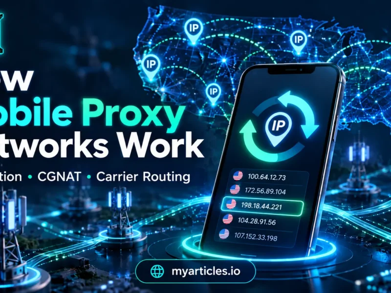 How Mobile Proxy Networks Work and Manage IP Rotation