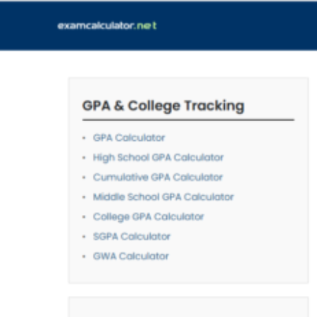 Profile picture of exam calculator