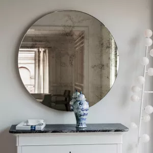 Frameless Circle Mirror